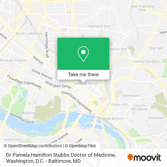 Dr Pamela Hamilton Stubbs Doctor of Medicine map