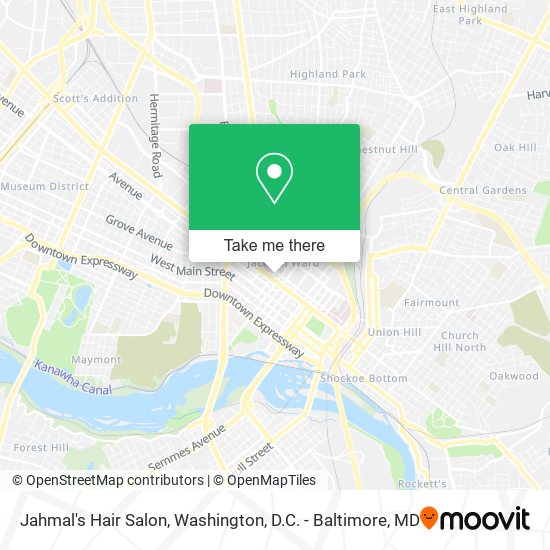 Jahmal's Hair Salon map
