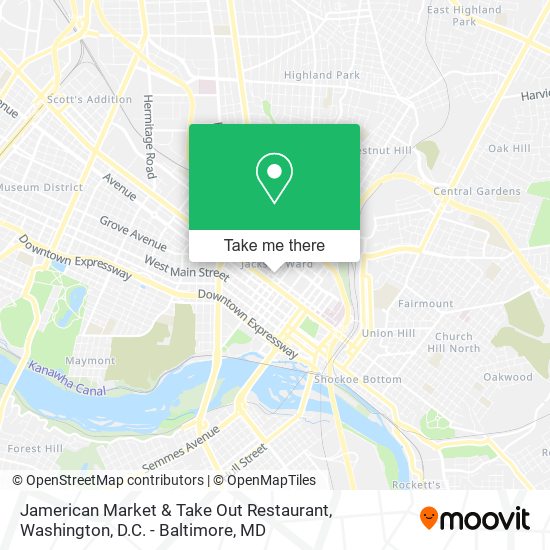 Jamerican Market & Take Out Restaurant map