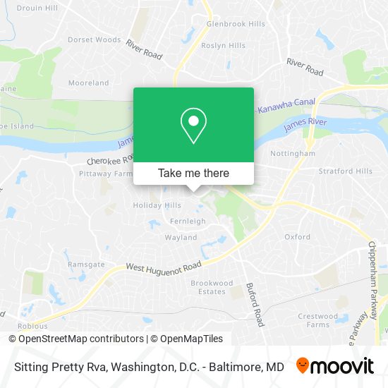 Sitting Pretty Rva map