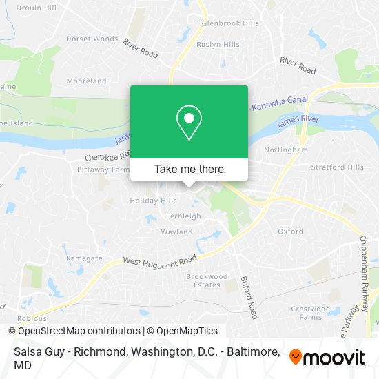 Salsa Guy - Richmond map