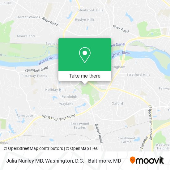 Julia Nunley MD map