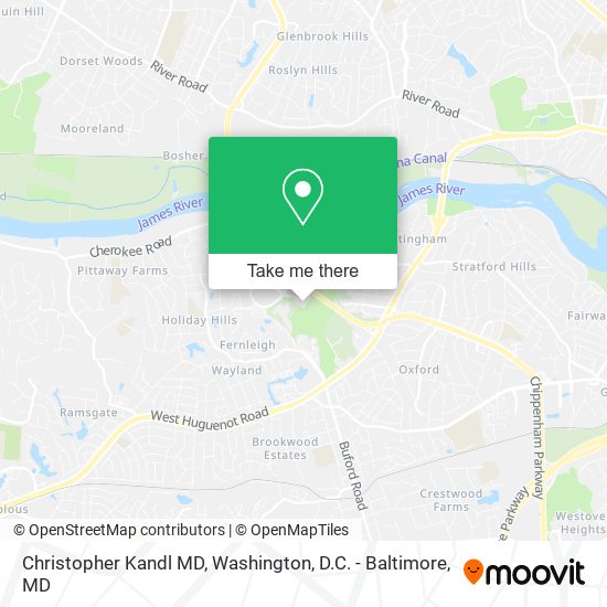 Christopher Kandl MD map