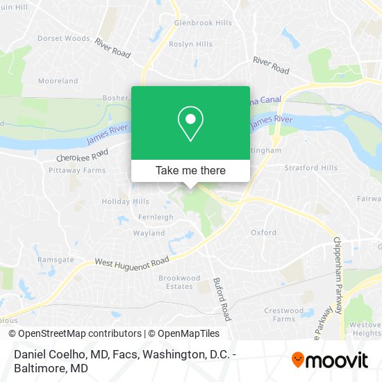Daniel Coelho, MD, Facs map