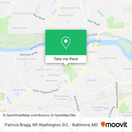 Patricia Bragg, NP map