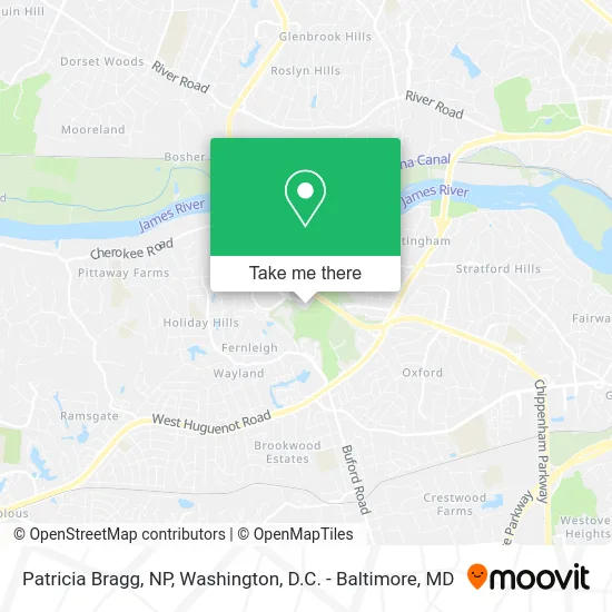 Patricia Bragg, NP map