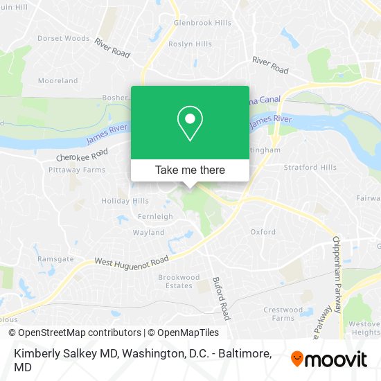 Mapa de Kimberly Salkey MD