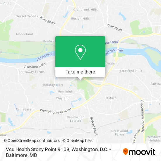 Vcu Health Stony Point 9109 map