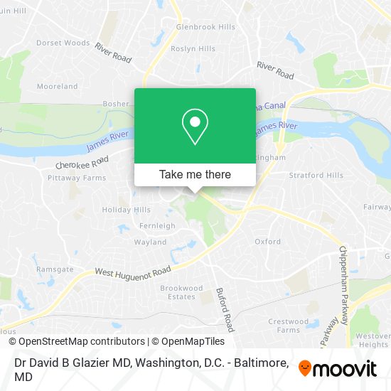 Dr David B Glazier MD map