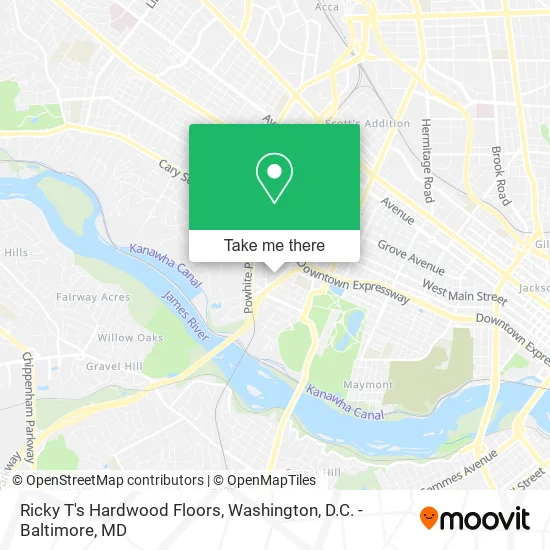 Ricky T's Hardwood Floors map