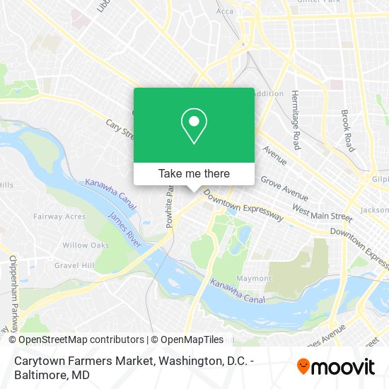 Mapa de Carytown Farmers Market