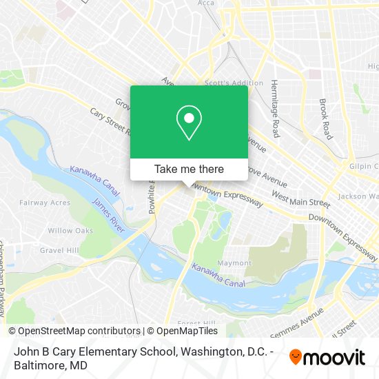Mapa de John B Cary Elementary School