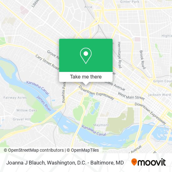 Joanna J Blauch map