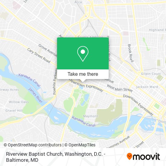 Riverview Baptist Church map