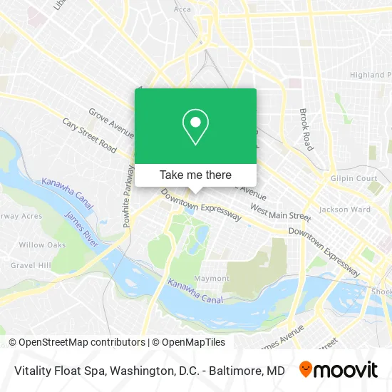 Vitality Float Spa map