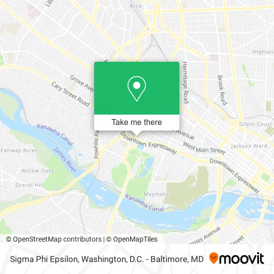 Sigma Phi Epsilon map