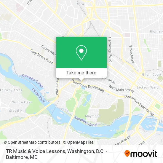 TR Music & Voice Lessons map