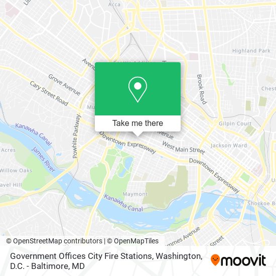 Government Offices City Fire Stations map