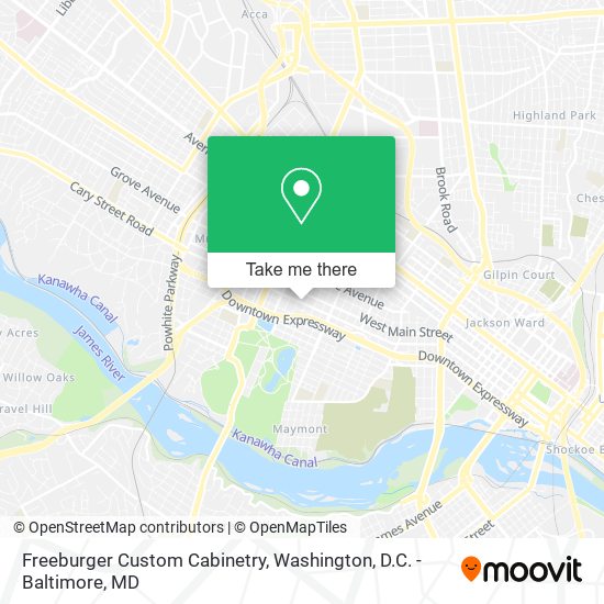 Freeburger Custom Cabinetry map