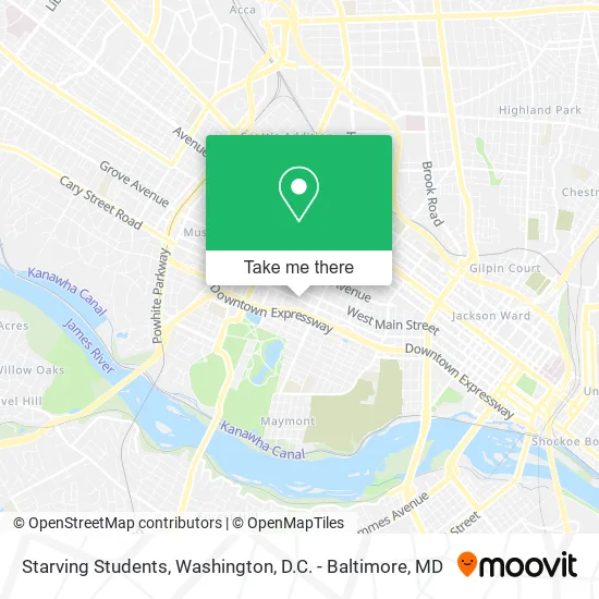Starving Students map
