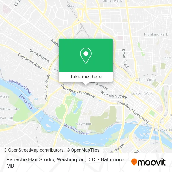 Panache Hair Studio map