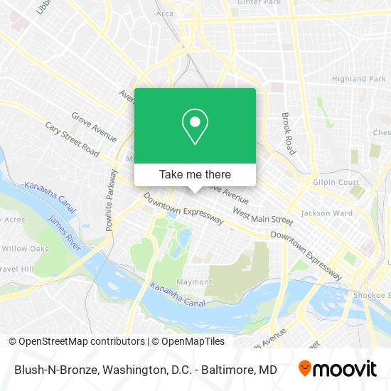 Mapa de Blush-N-Bronze