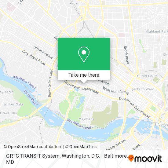 GRTC TRANSIT System map
