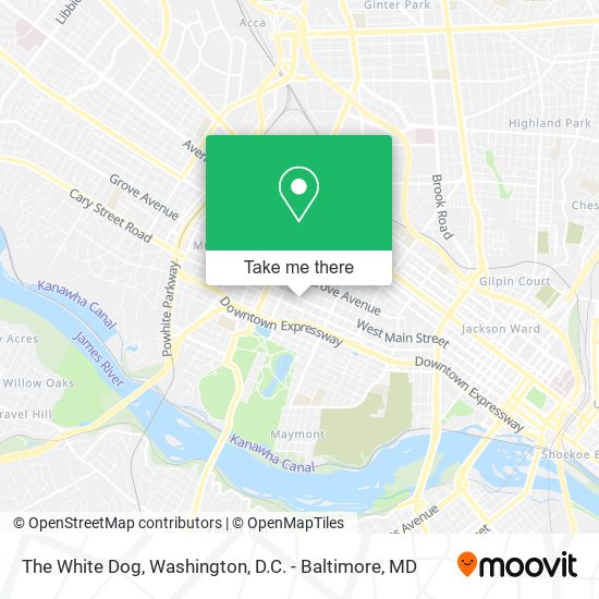 The White Dog map