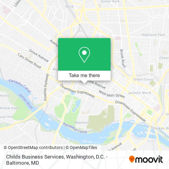 Childs Business Services map