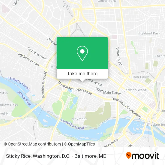 Sticky Rice map