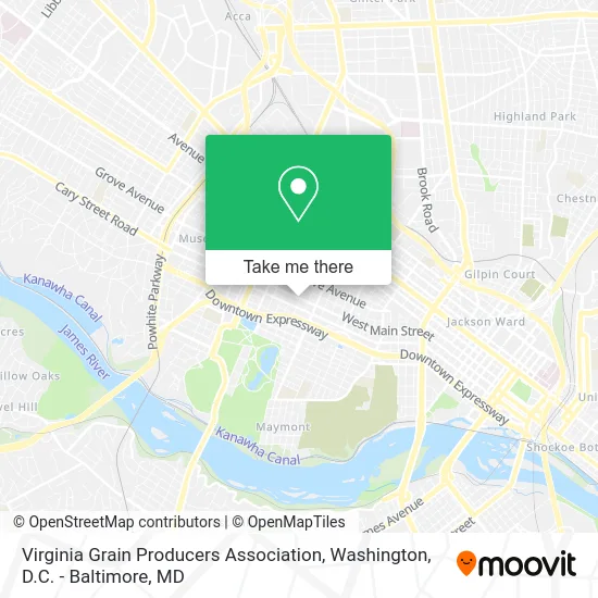 Virginia Grain Producers Association map