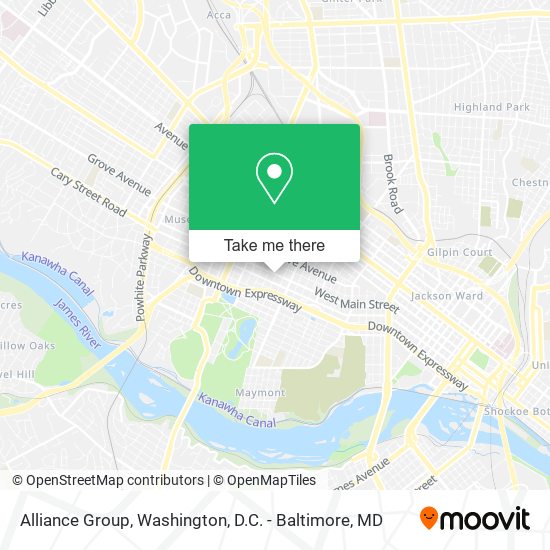 Alliance Group map