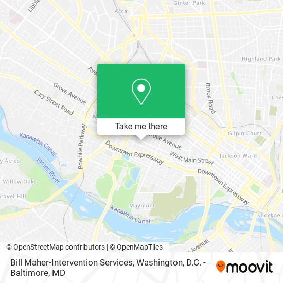 Mapa de Bill Maher-Intervention Services