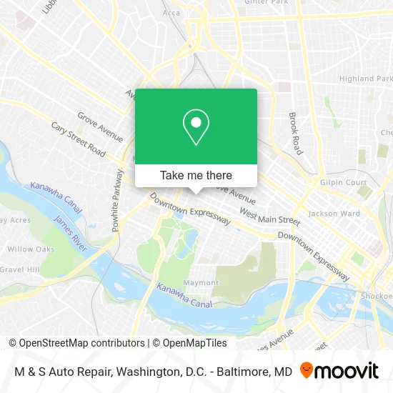 M & S Auto Repair map