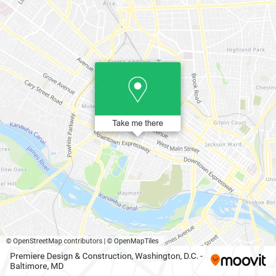 Premiere Design & Construction map