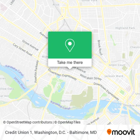 Credit Union 1 map