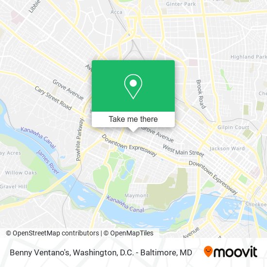 Benny Ventano's map