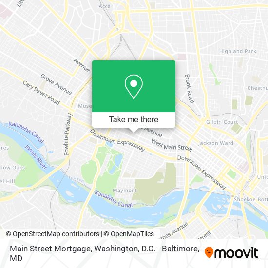 Main Street Mortgage map