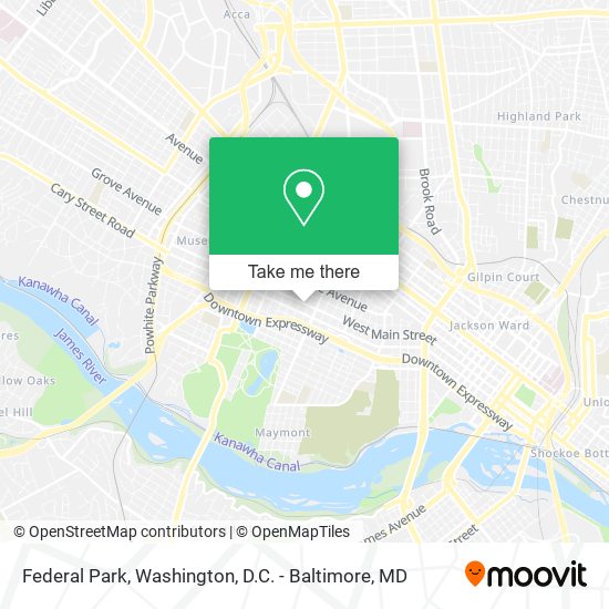 Mapa de Federal Park