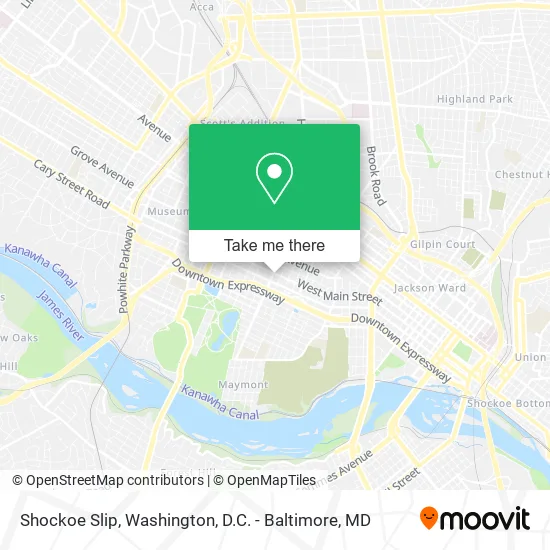 Shockoe Slip map