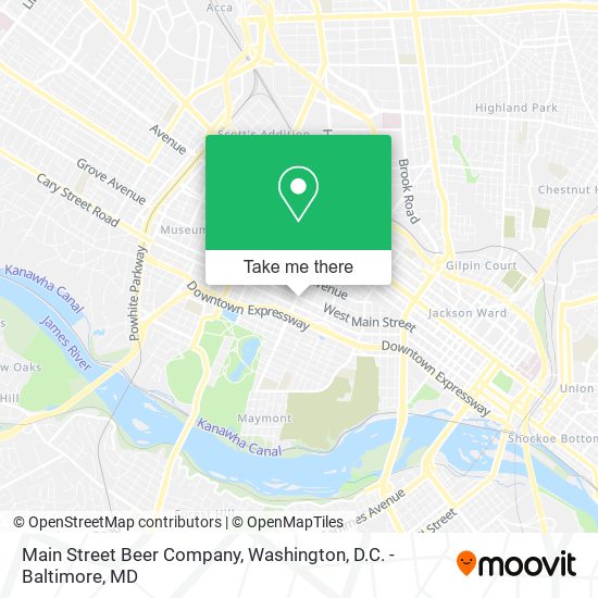 Mapa de Main Street Beer Company