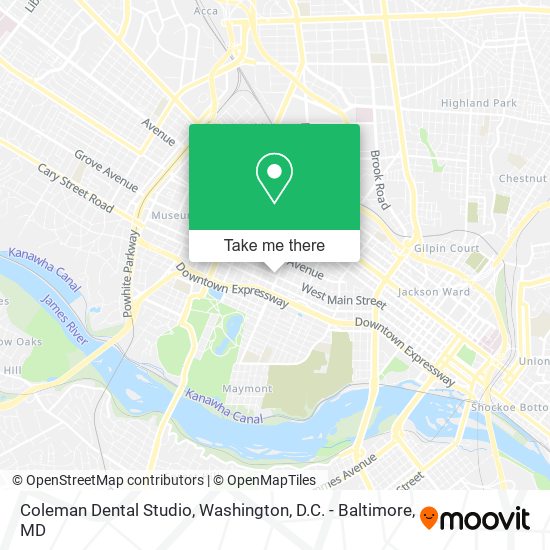 Coleman Dental Studio map