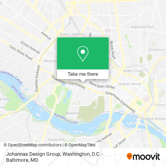 Johannas Design Group map