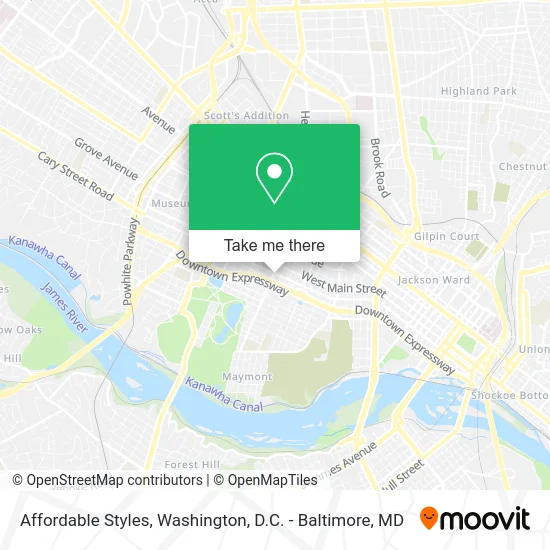 Affordable Styles map