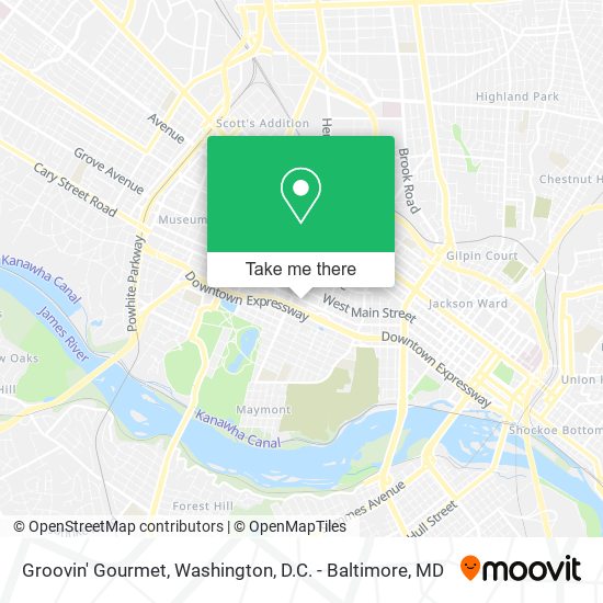 Groovin' Gourmet map