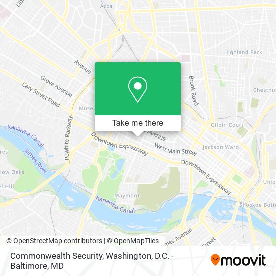 Commonwealth Security map