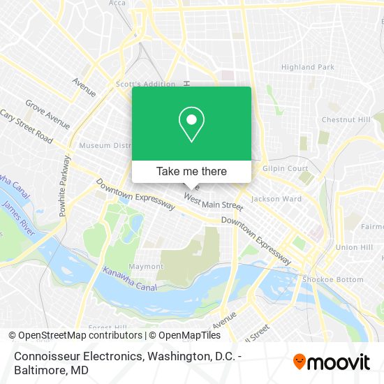 Connoisseur Electronics map
