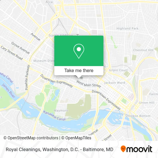 Royal Cleanings map