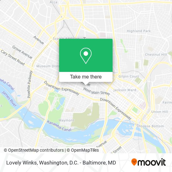 Lovely Winks map