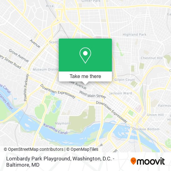Lombardy Park Playground map